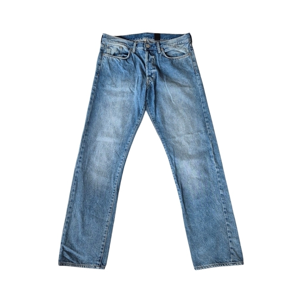 H&M Light Blue Straight Leg Jeans Waist 32" Inseam 31"
